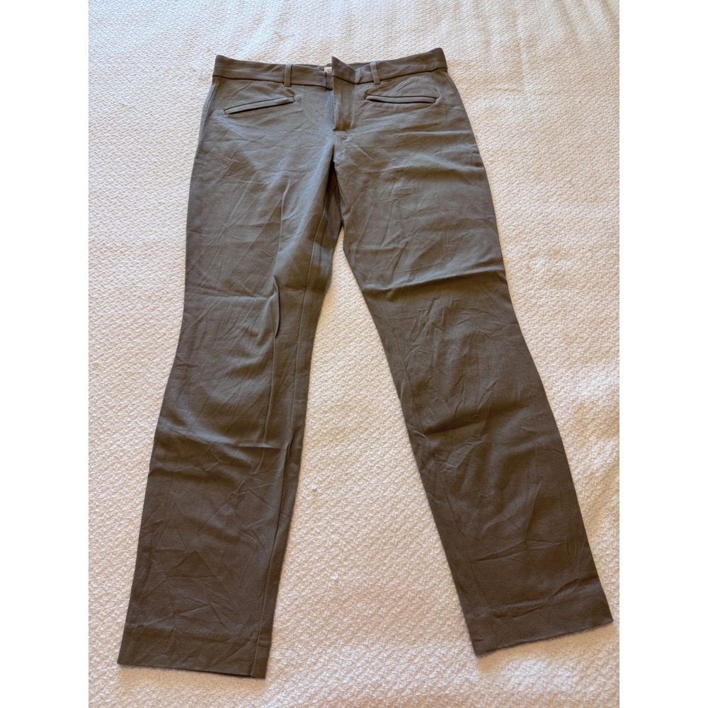 Gap Skinny Ankle Pants Womens 8R Olive Green Taupe Stretch Trousers Workwear